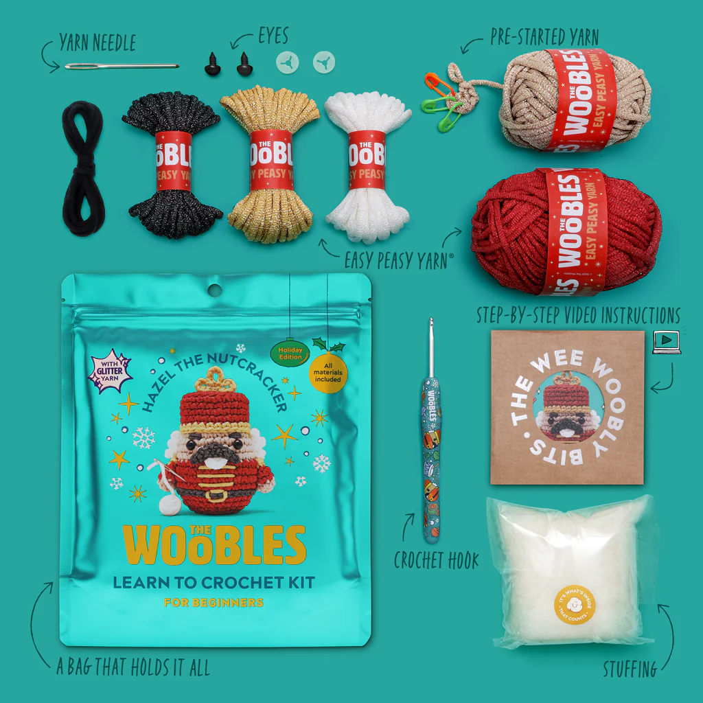 Hazel the Nutcracker Crochet Kit - Image 2