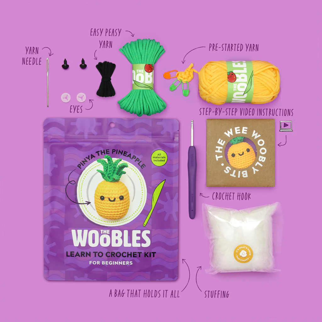 Pinya the Pineapple Crochet Kit - Image 2